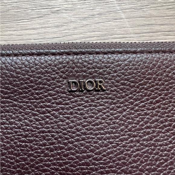 Dior Brown Leather Pouch 2022 - Picture 6 of 11